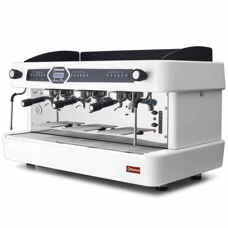Diamond AROMA/3EW White Espresso Automatic Coffee Machine with Display