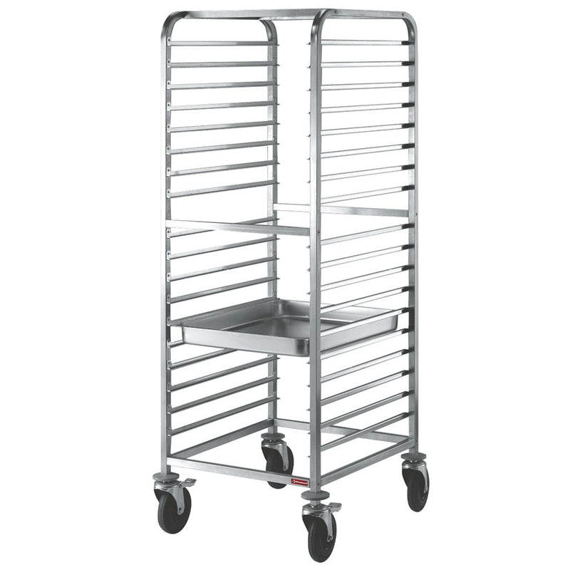 Diamond CG220/B Stainless Steel Plate Trolley, 20 x 2/1 GN