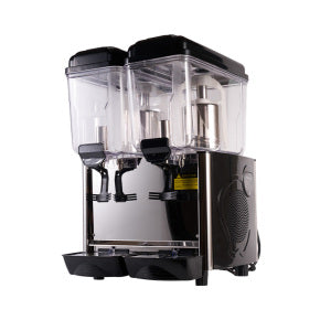 Dual 5L Bubble Tea Dispenser – Stainless Steel, Paddle Stirring, Forced-Air Cooling