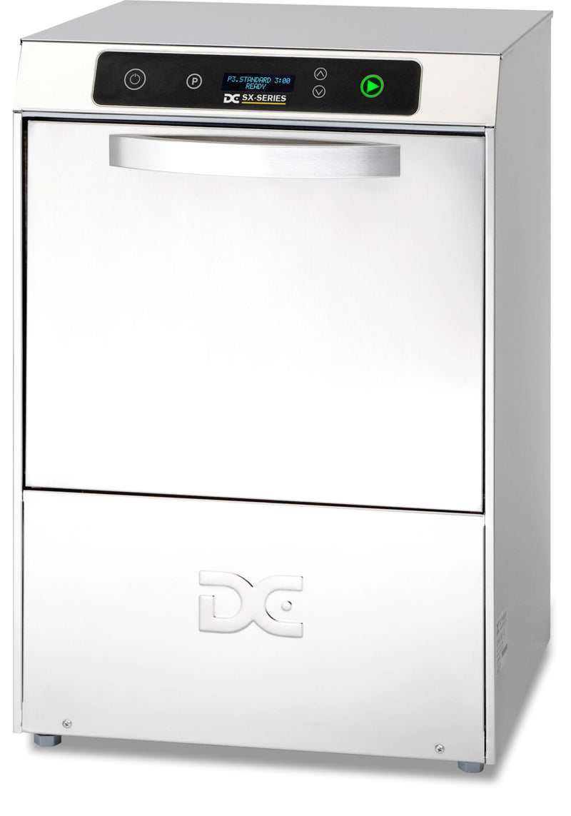 DC SXD40A Standard Extra Range 400mm Basket Frontloading Commercial Dishwasher with Break Tank - 11 Plates