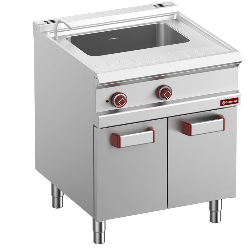 Diamond E7/CPA7-N Freestanding Electric Pasta Cooker on 2 Neutral Closed Cupboards, 9kW