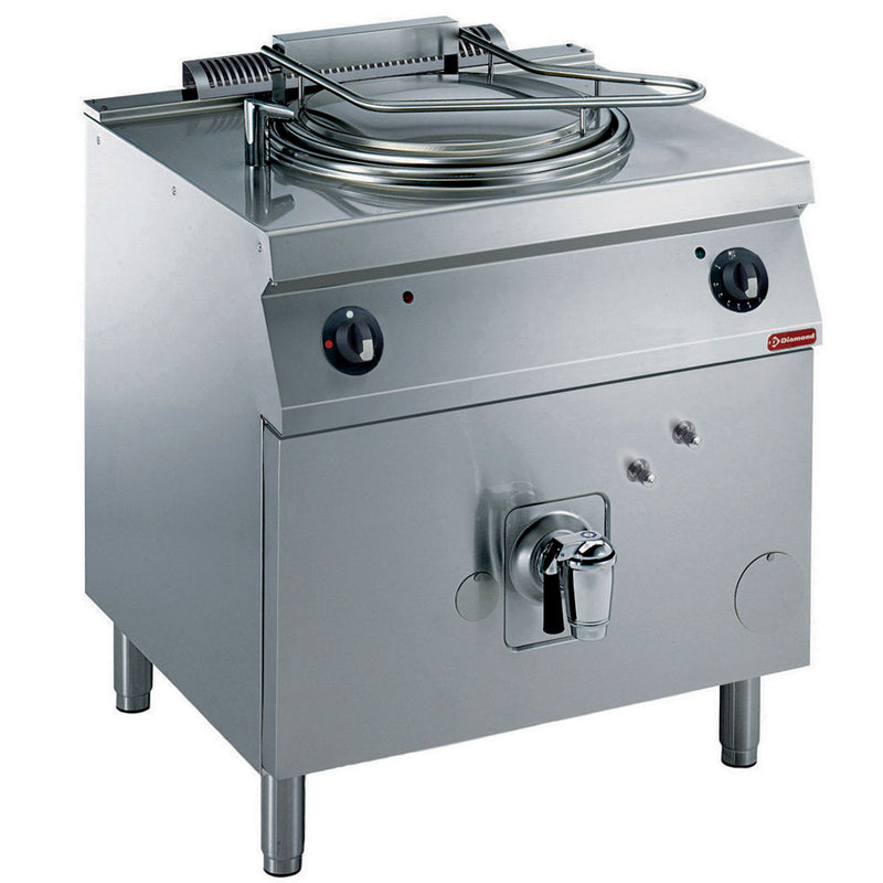 Diamond G17/M60I8-N Gas Indirect Heating Rounded Kettle on Board, 60 Litres