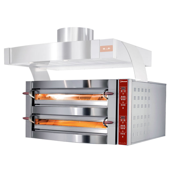 Diamond GDX12/35-LDP Electric 2 Chamber Pizza Oven, 12 x ø350mm Pizzas
