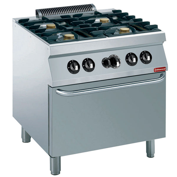 Diamond G17/4BF8-N 4 Stove Freestanding Gas Range Cooker on Gas Oven