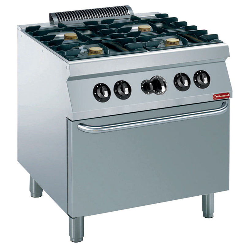 Diamond G17/4BF8-N 4 Stove Freestanding Gas Range Cooker on Gas Oven