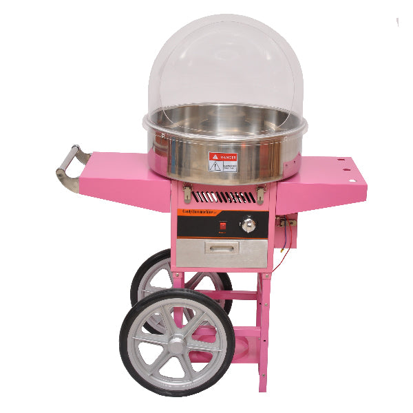 Cotton Candy Floss Machine with Cart – Commercial Sweet Treat Maker