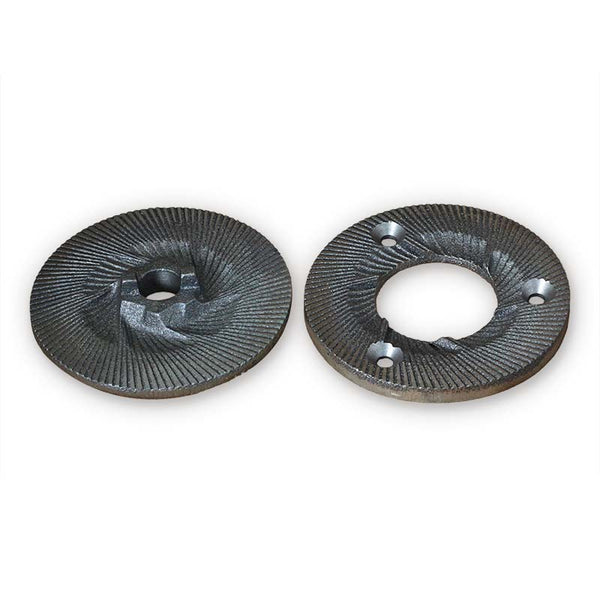 Pair of Steel Discs – fine – for Diamant D525 Grain Mill