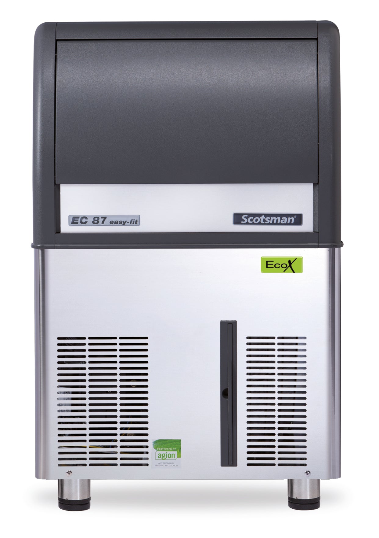 Scotsman EC87 Easy Fit Eco X Self Contained Ice Machine - 40kg/24hr / 19kg Bin - With Built-in Drain Pump