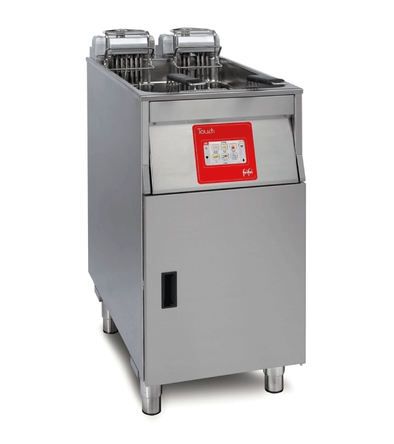FriFri Touch 412 electric free-standing single tank fryer.
