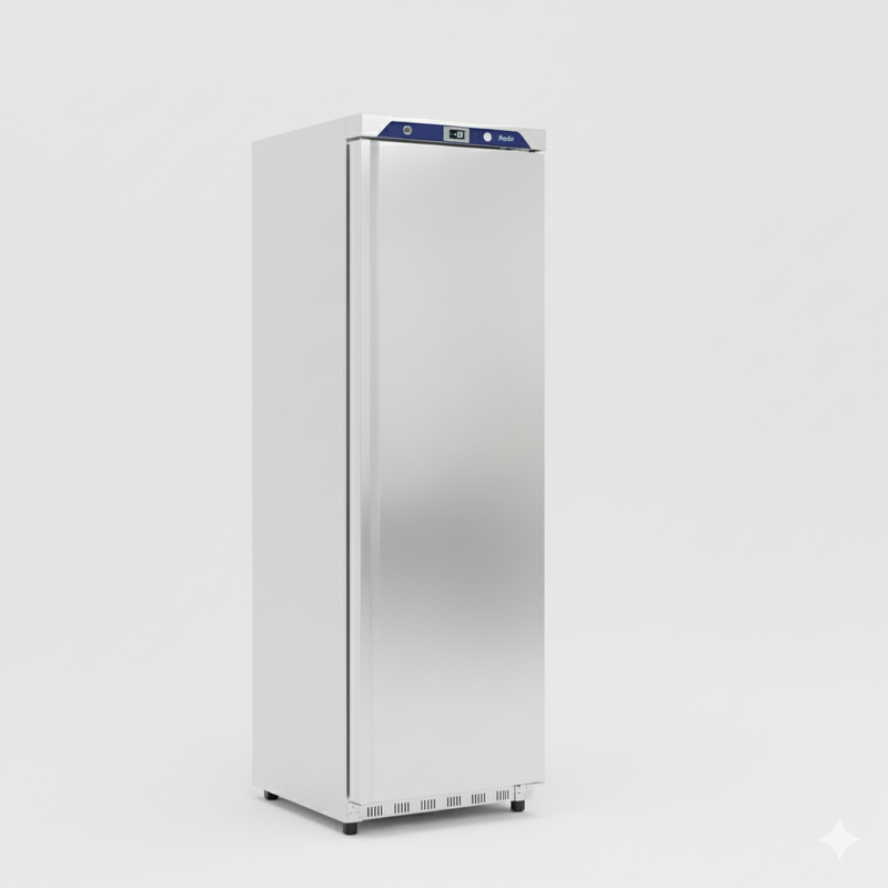 Prodis HC410VFSS Upright 341Litre Ventilated Frost Free Stainless Steel Freezer