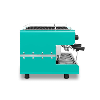 Iberital IB7 Compact Tall (2 Group) Tiffany Blue – Fully Automatic Espresso 2850W