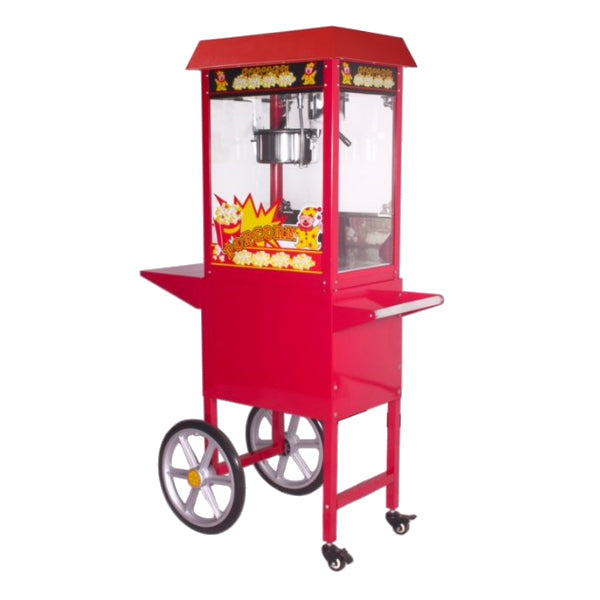 Popcorn Machine with Cart – Commercial 220W