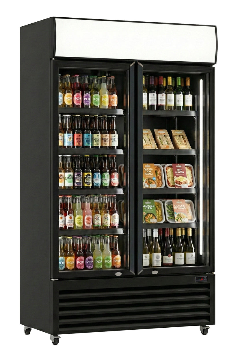 Prodis XDA1100-LE Premium Double Door Tall Display Fridge