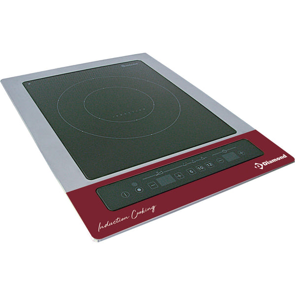 Diamond IND-60IP/TR-SH/R Electric Induction Hob with Tactile Keys, 6kW