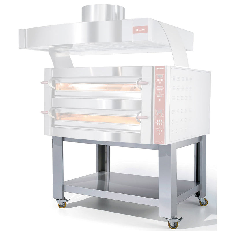 Diamond SGD6-LRSI Support "Imitation Inox" For Gdx6/35-Ldp "Xl" , 4 Wheels, 2 With Brakes