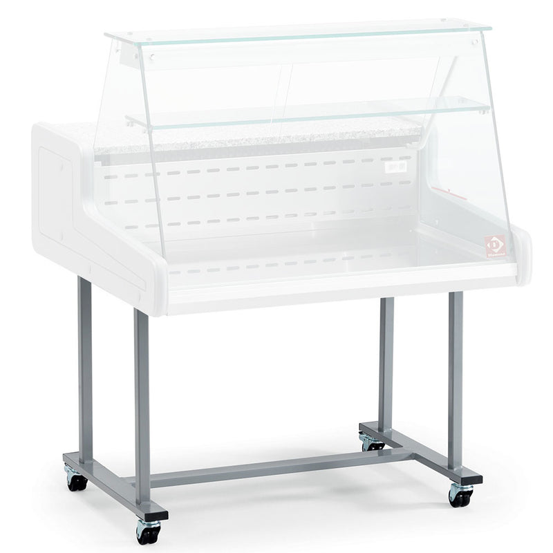 Diamond 100-Z Glass Display Undercarriage on Wheels