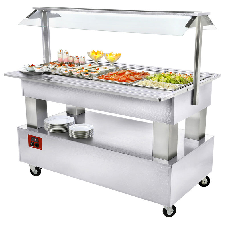 Diamond BSB/4N-A1-R2 Refrigerated Buffet Salad Bar, 4 x 1/1 GN