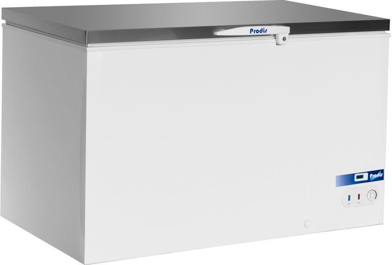 Prodis Arctic AR450SS, Stainless Steel Lid Chest Freezer, 450 Litres, 5 Year Full Warranty