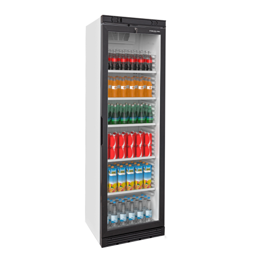 Sterling Pro Green Upright Single Door Display Chiller, 379 Litres