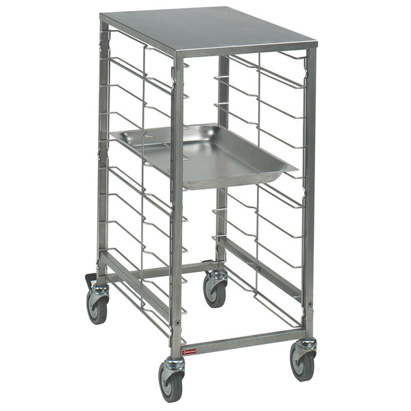 Diamond CG17/B Plate Trolley 7X Gn 1/1, Space 75 Mm, With Top In Stainless Steel
