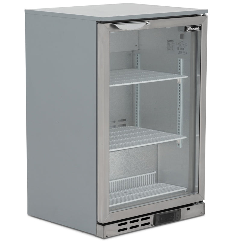 BLIZZARD Single Hinged Glass Door Bottle Cooler