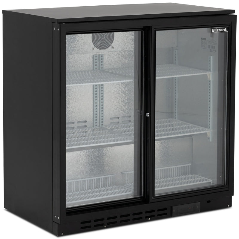 BLIZZARD Double Sliding Glass Door Bottle Cooler