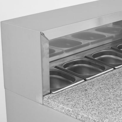 BLIZZARD Compact Triple Door Refrigerated Pizza Prep Counter