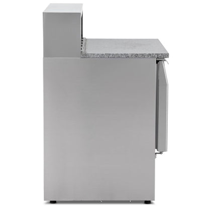 BLIZZARD Compact Triple Door Refrigerated Pizza Prep Counter