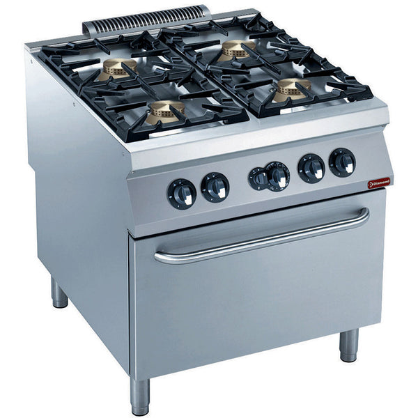 Diamond G22/4BF8PW-N 4 Stove Freestanding Gas Range Cooker on Gas Oven