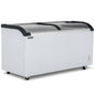 BLIZZARD 520L Curved Glass Lid Freezer