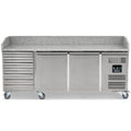 BLIZZARD Double Hinged Door Pizza Prep Counter With Neutral