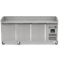 BLIZZARD Triple Hinged Door Pizza Prep Counter with Granite Worktop