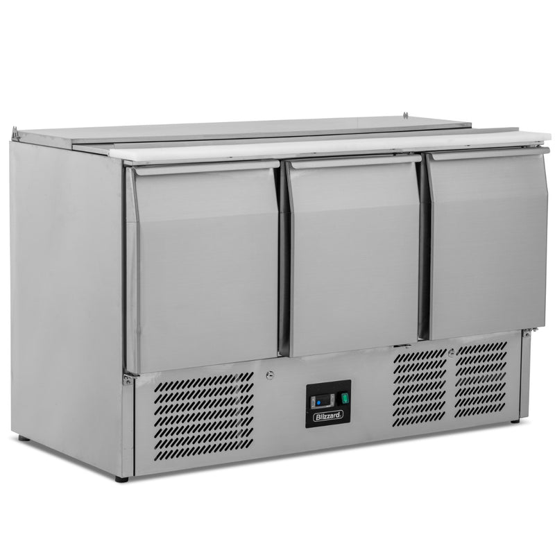 BLIZZARD Compact Triple Door Refrigerated Saladette