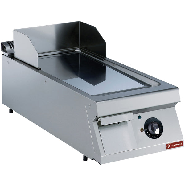 Diamond E22/PLCD4T-N Smooth Electric Chrome Cooking Plate, 7.5kW