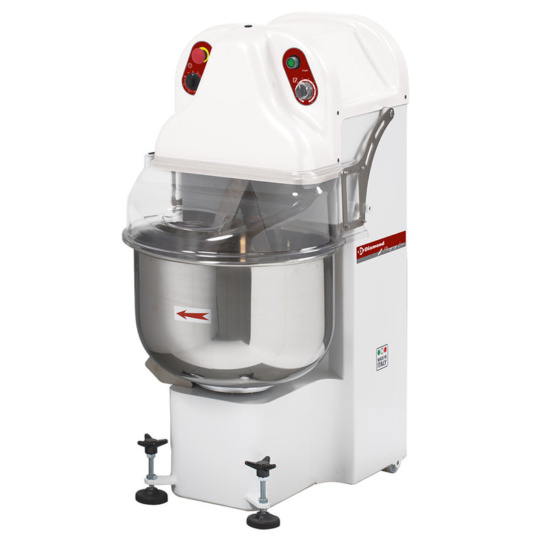 Diamond PBP-25/MVV Variable Speed Spiral Kneader with Plung Arm, 40 Litres