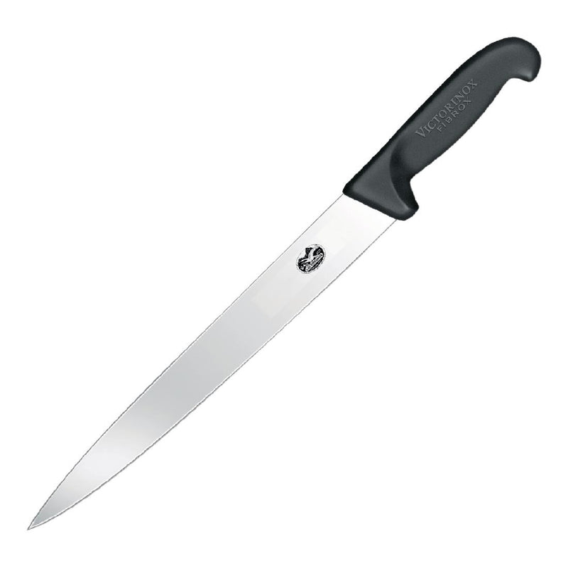 Victorinox Fibrox Narrow Slicing Knife Black 25cm