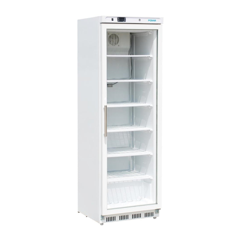 Polar C-Series Glass Door Display Freezer 365Ltr White
