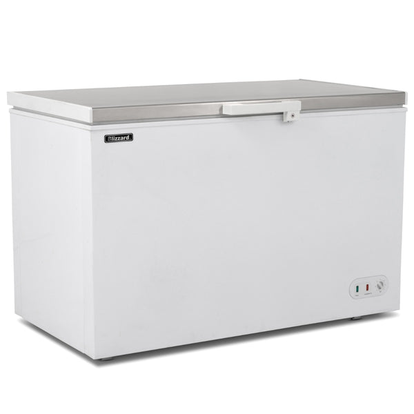BLIZZARD 450L Stainless Steel Lid Chest Freezer