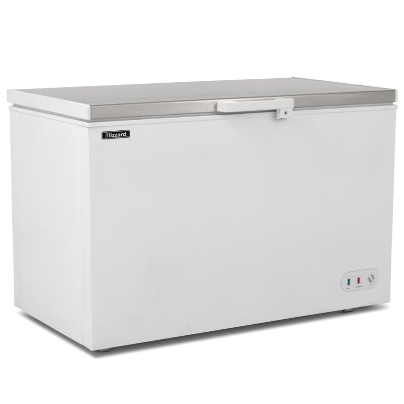 BLIZZARD 450L Stainless Steel Lid Chest Freezer