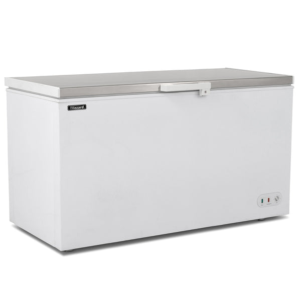 BLIZZARD 550L Stainless Steel Lid Chest Freezer