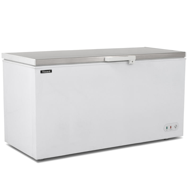 BLIZZARD 650L Stainless Steel Lid Chest Freezer