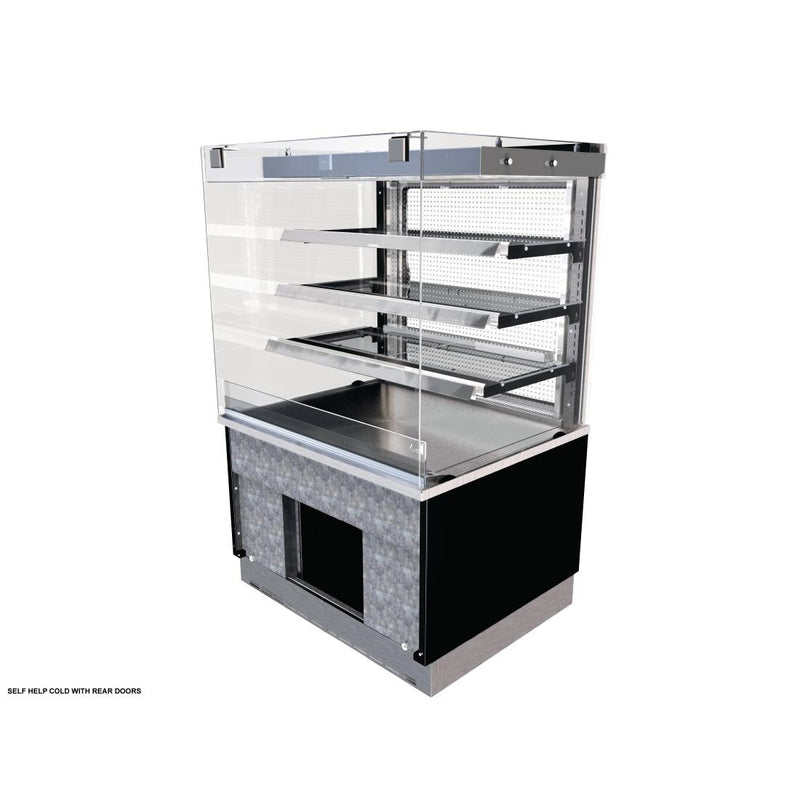 CED Kubus Drop In Slimline Multideck with Rear Door 900mm KPC9HT