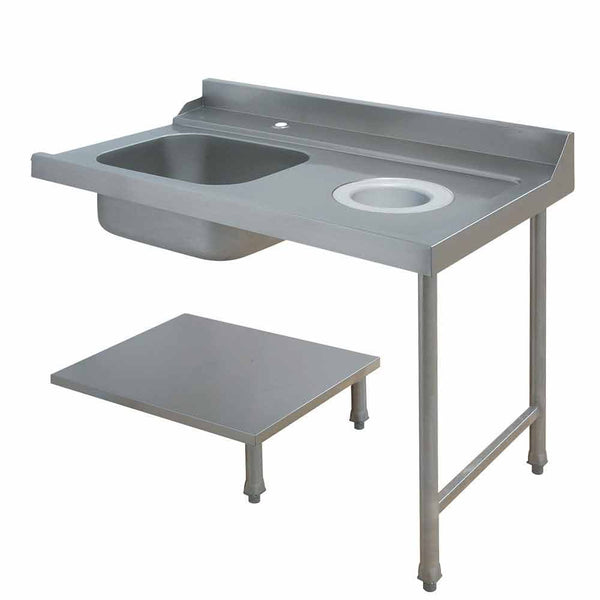 Diamond DLVS-D16 Right Hand Side Pre-Wash Table (All Models)