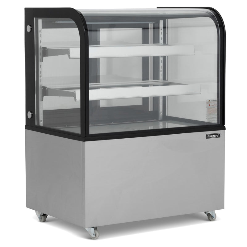 BLIZZARD 91cm Curved Glass Low Height Merchandiser
