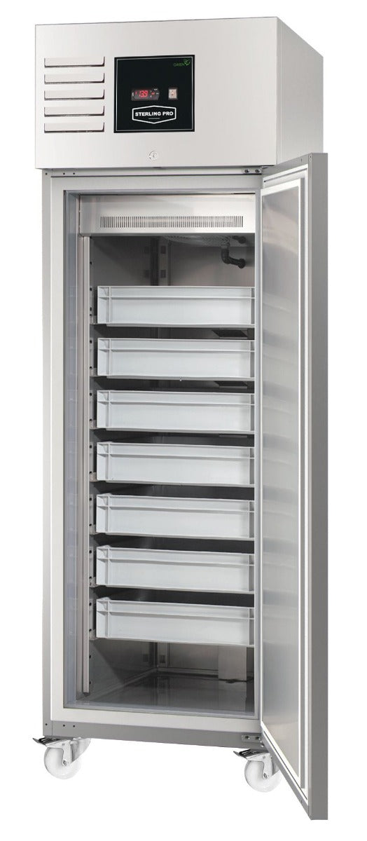Sterling Pro Green SPIF700R Single Door Right Hinged Fish Storage Cabinet, 574 Litres