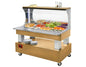 Diamond Wood Wall Refrigerated Buffet Salad Bar (4 x 1/1 GN)