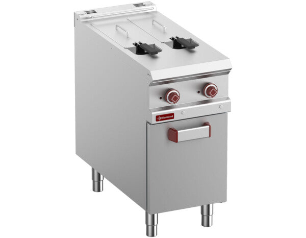 Diamond Double Basket Freestanding Electric Fryer (10.5kW)