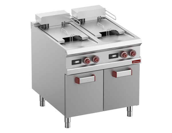 Diamond Double Basket Freestanding Electric Fryer (32kW)