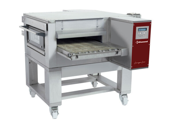 Diamond Electric Conveyor 1 Chamber Pizza Oven with Heat Transition Electric, 500mm Wide