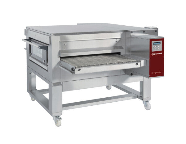 Diamond Gas Conveyor 1 Chamber Pizza Oven with Heat Transition Gas, 800mm Wide